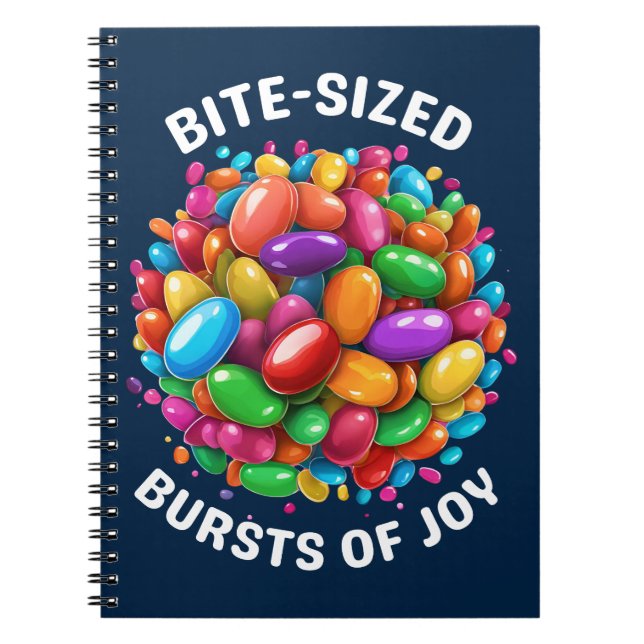 Bite-sized Bursts of Joy Notebook (Front)