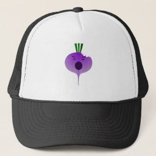 Bite The Angry Turnip by Kenneth Yoncich Trucker Hat