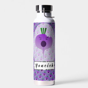 Bite the Angry Turnip by Kenneth Yoncich Water Bottle