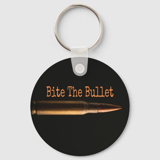Bite The Bullet Key Ring (Front)