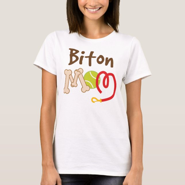Biton Dog Breed Mum Gift T-Shirt (Front)
