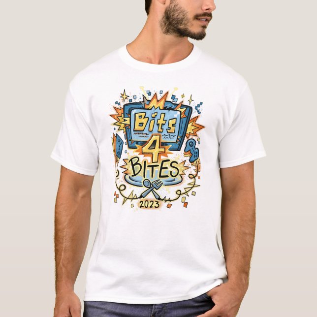 Bits4Bites 2023 T-Shirt (Front)
