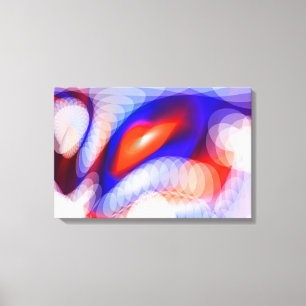Bits and pieces art canvas print