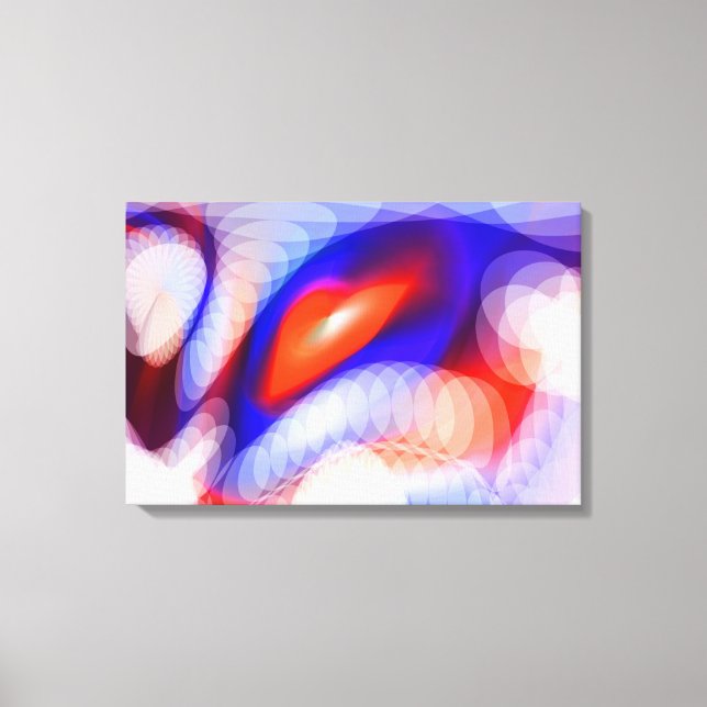 Bits and pieces art canvas print (Front)