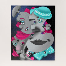 Bits and Pieces – Surreal Puzzle Faces Jigsaw
