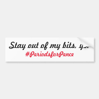 "Bits" Bumper Sticker