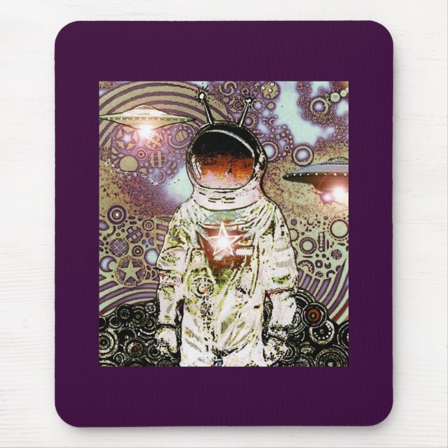 Bits of Space - Astronaut -V- Mouse Pad (Front)