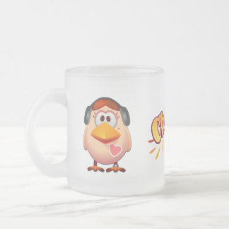 Bitsy Frosted Glass Mug