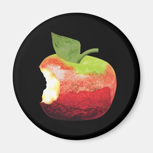 Bitten Apple Magnet (Front)