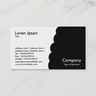 Bitten - Black Business Card