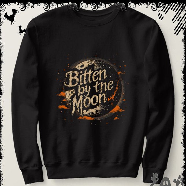 Bitten by the Moon | ExDesigner | Halloween Sweatshirt (Creator Uploaded)