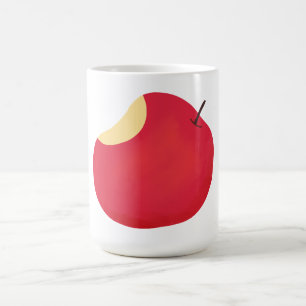 Bitten Red Apple Healthy Fruit Coffee Mug
