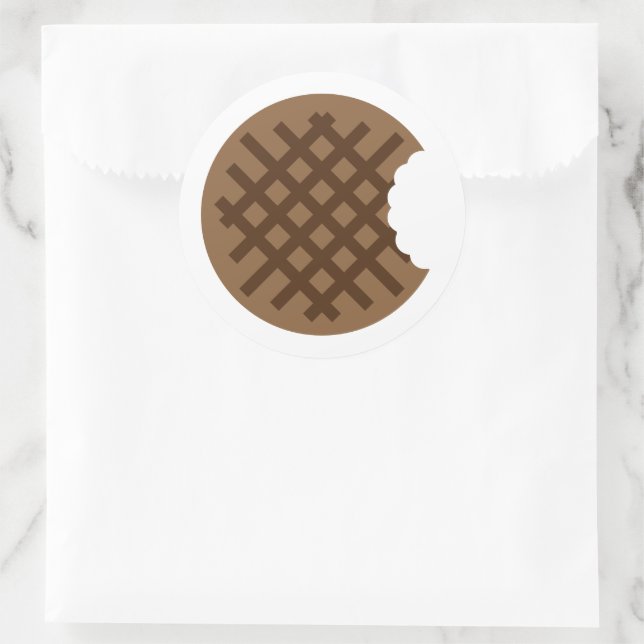 Bitten waffle cookie stickers (Bag)