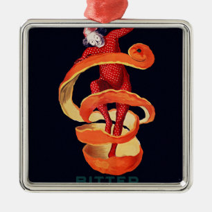 Bitter Campari by Cappiello Metal Tree Decoration