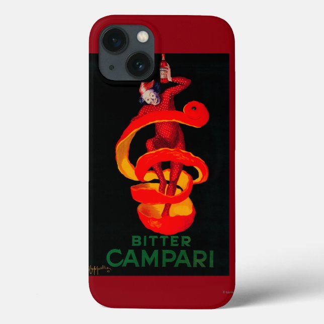 Bitter Campari Vintage PosterEurope Case-Mate iPhone Case (Back)
