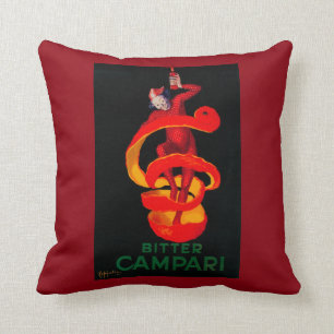 Bitter Campari Vintage PosterEurope Cushion