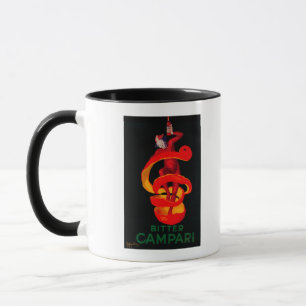 Bitter Campari Vintage PosterEurope Mug