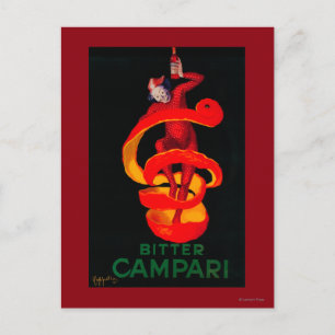Bitter Campari Vintage PosterEurope Postcard