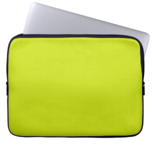Bitter lemon (solid color) laptop sleeve