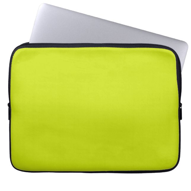 Bitter lemon  (solid color)  laptop sleeve (Front)