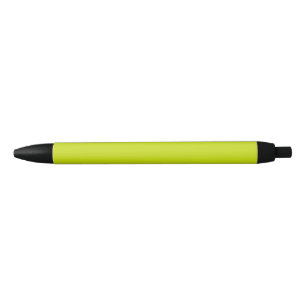 Bitter lemon (solid colour) black ink pen