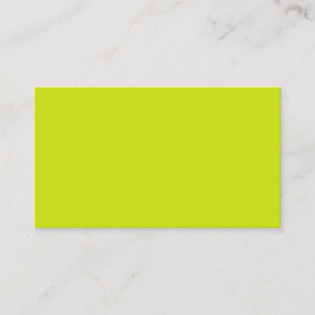 Bitter lemon  (solid colour)  business card (Front)