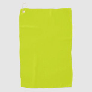 Bitter lemon (solid colour) golf towel