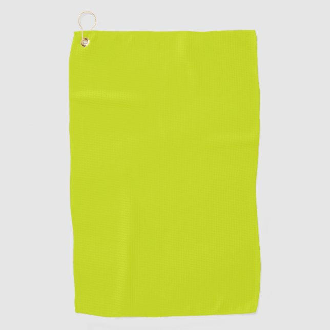 Bitter lemon  (solid colour)  golf towel (Front)