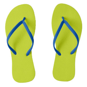 Bitter lemon  (solid colour)  jandals