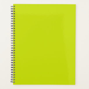 Bitter lemon (solid colour) planner