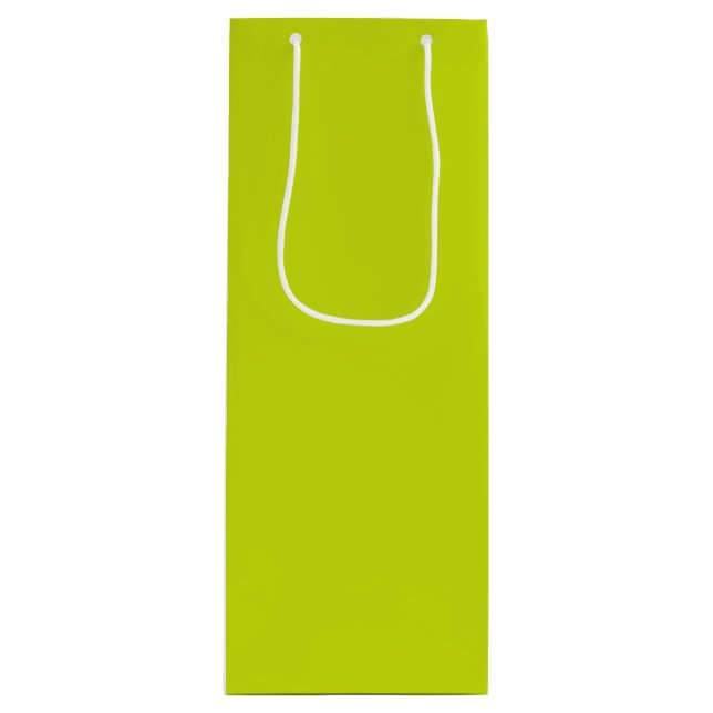 Bitter lemon  (solid colour)  wine gift bag (Front)
