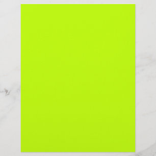 Bitter lime (solid colour)  custom letterhead