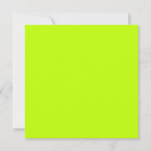 Bitter lime (solid colour)  invitation