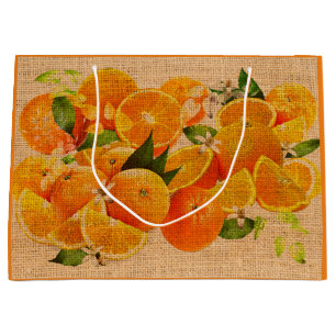 Bitter Oranges from Capri (Cretonne Edition) Large Gift Bag