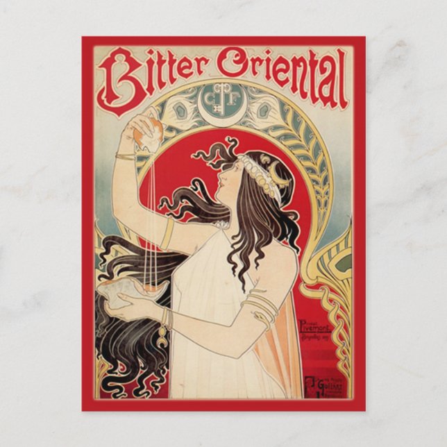 Bitter Oriental (Red) Postcard (Front)