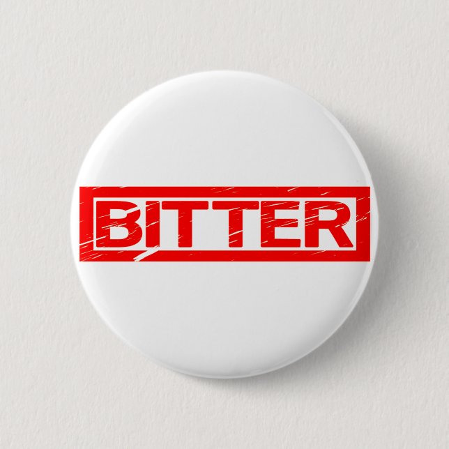 Bitter Stamp 6 Cm Round Badge (Front)