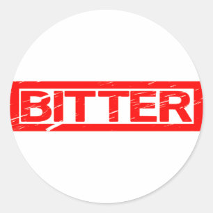 Bitter Stamp Classic Round Sticker