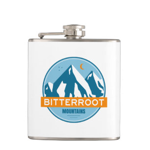 Bitterroot Mountains Hip Flask
