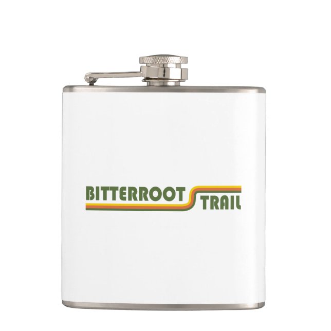 Bitterroot Trail Hip Flask (Front)