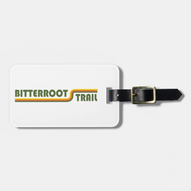 Bitterroot Trail Luggage Tag (Front Horizontal)