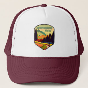 Bitterroot Trail Montana Colours Trucker Hat