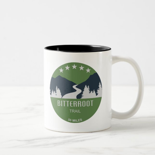 Bitterroot Trail Two-Tone Coffee Mug (Right)