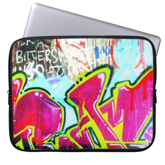 Bittersweet graffiti laptop sleeve (Front)
