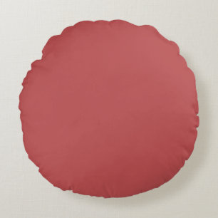 Bittersweet Shimmer (solid colour)  Round Cushion