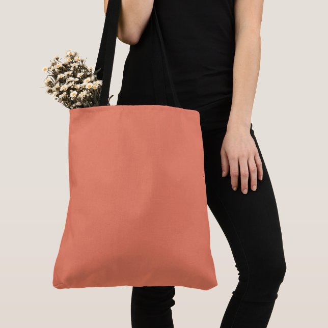 Bittersweet  Solid Plain Colour Tote Bag (Close Up)
