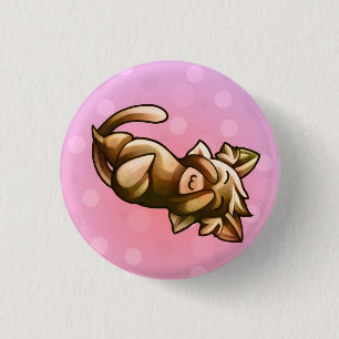 BittyKittyPeekaboo 3 Cm Round Badge
