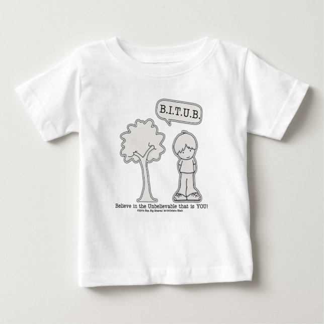 BITUB Pattern (Believe in the Unbelievable) Baby T-Shirt (Front)
