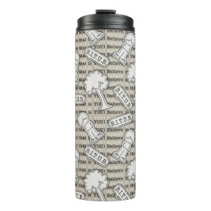 BITUB Pattern (Believe in the Unbelievable) Thermal Tumbler