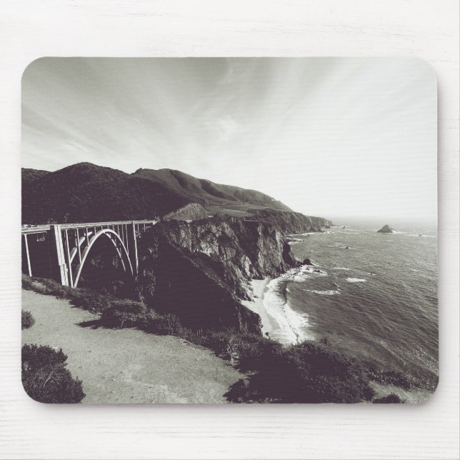 Bixby Bridge, Big Sur, California USA Mouse Pad (Front)