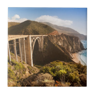 Bixby Bridge, Big Sur, California, USA Tile